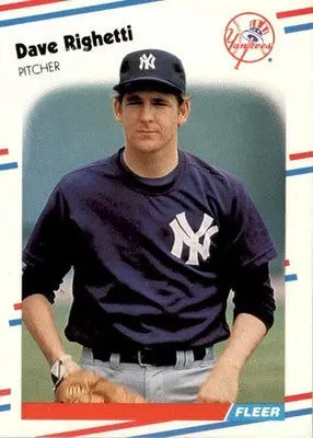 Dave Righetti - 1988 Fleer - #220 - Baseball - Baseball Card Single