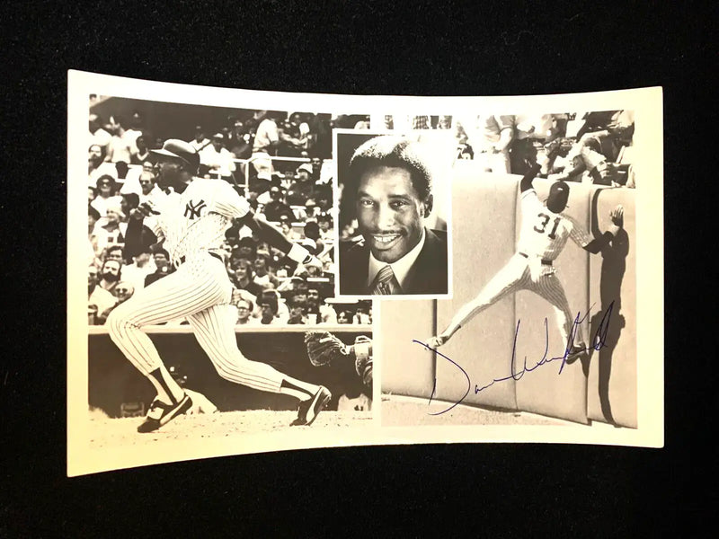 DAVE WINFIELD Facsimile SIGNED VINTAGE B&W 5x8 NUTRITION PHOTO YANKEES - Sports Memorabilia