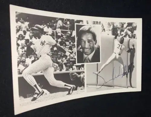 DAVE WINFIELD Facsimile SIGNED VINTAGE B&W 5x8 NUTRITION PHOTO YANKEES - Sports Memorabilia