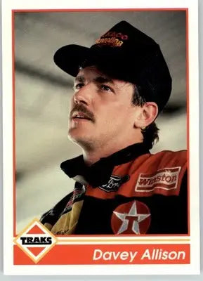 Davey Allison - 1992 Traks - #156 - Racing - Racing Card Single
