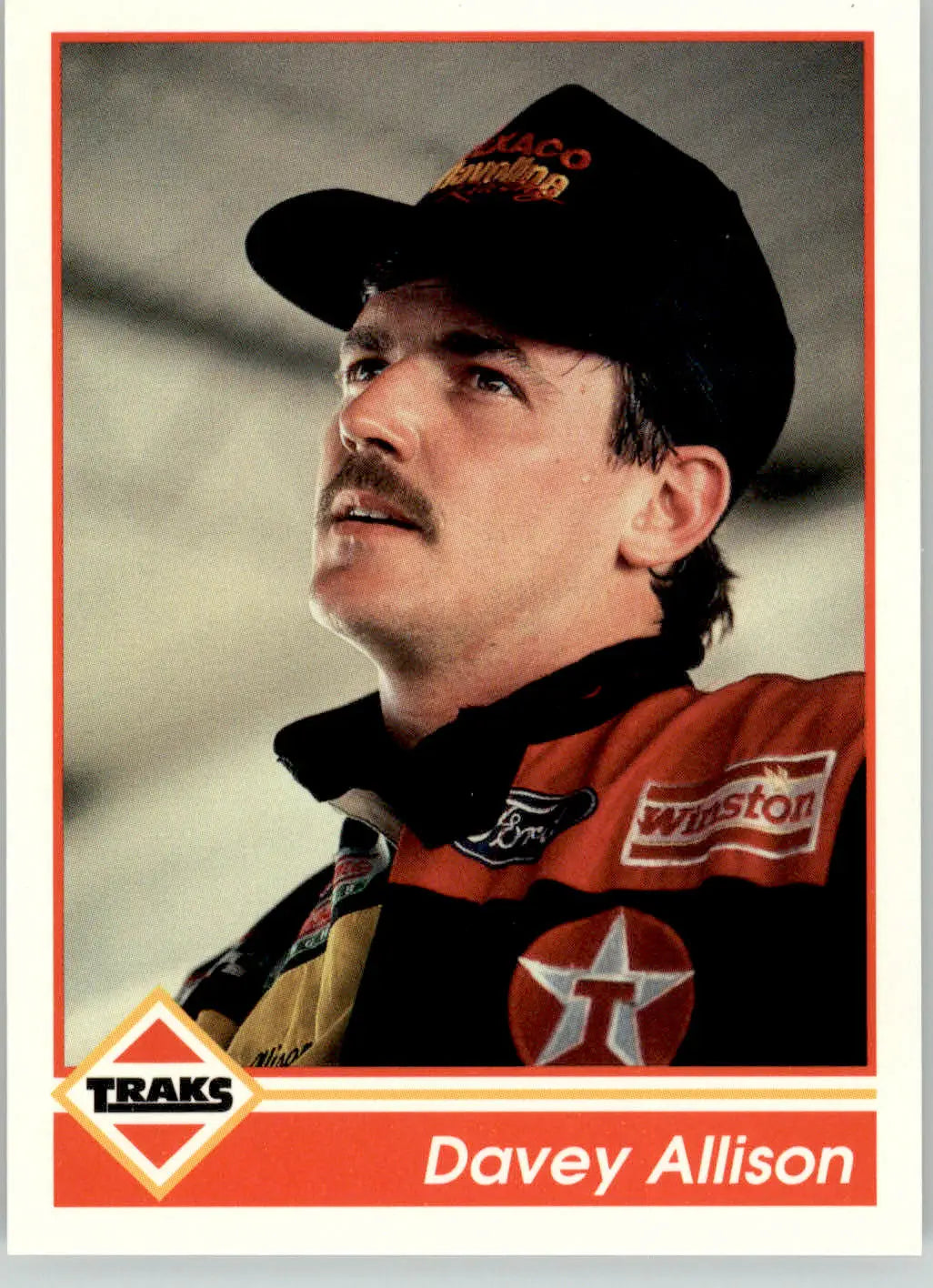 Davey Allison - 1992 Traks - #156 - Racing - Racing Card Single