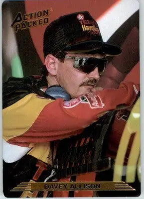 Davey Allison - 1993 Action Packed - #80 - Racing - Racing Card Single