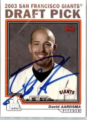 David Aardsma - 2004 Topps - #676 - RC,AUTO Baseball - Baseball Card Single