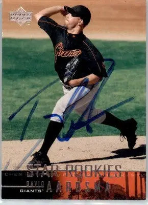 David Aardsma - 2004 Upper Deck - #528 - RC,AUTO Baseball - Baseball Card Single