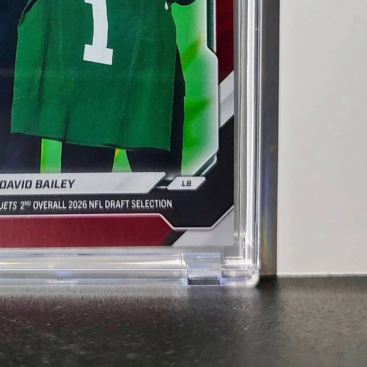 David Bailey Rookie 2026 Topps Now Draft Night #DBAL Red Foil 2/5 Card Jets - Football Card Single