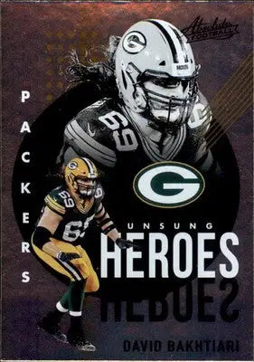 David Bakhtiari - 2021 Panini Absolute - #UH1 - Unsung Heroes Football - Football Card Single