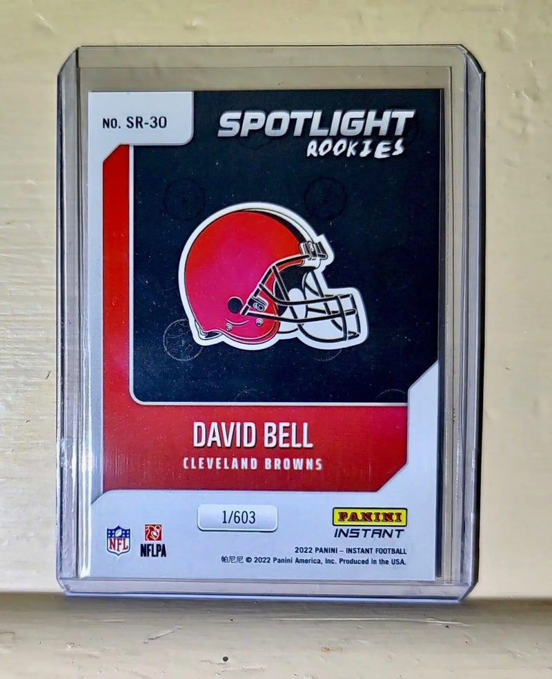 David Bell 2022 NFL Panini #30 Spotlight Rookie Football Card 1/603
