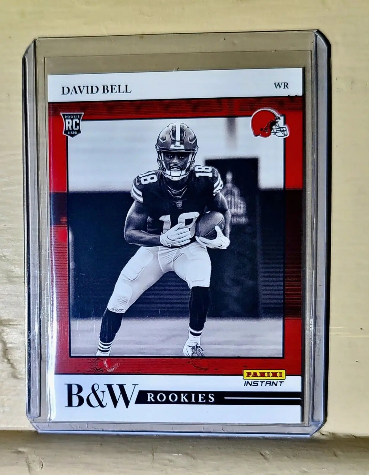 David Bell 2022 Panini NFL Black & White Rookies #30 Football Card 1 of 649 - Football Card Single