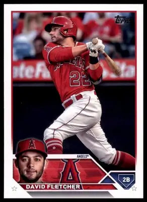 David Fletcher 2023 Topps #636 Los Angeles Angels - Baseball Card Single