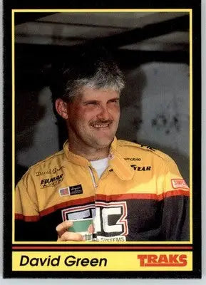 David Green - 1991 Traks - #108 - RC Racing - Racing Card Single