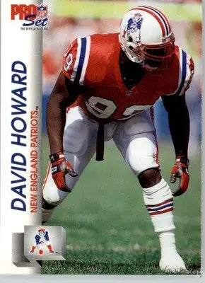 David Howard - 1992 Pro Set - #577 - RC Football - Football Card Single