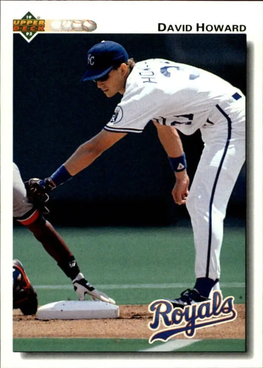 David Howard 1992 Upper Deck MLB #216 Baseball Card Kansas City Royals - Baseball Card Single