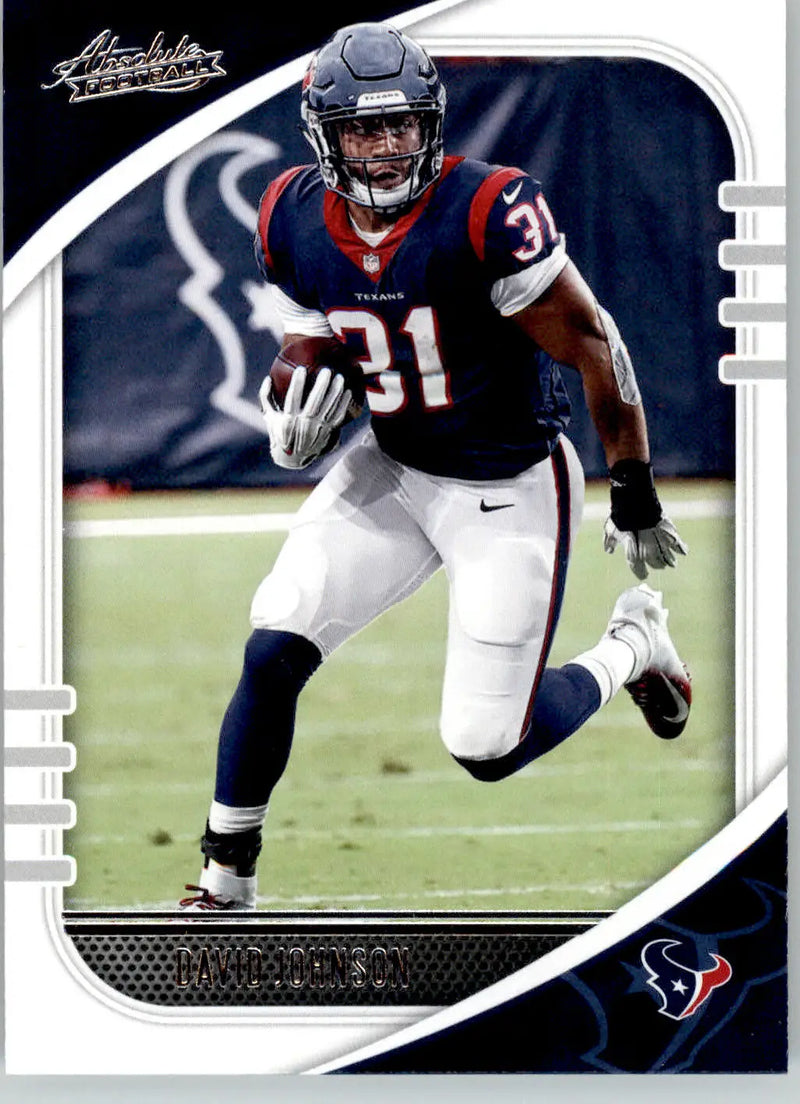 David Johnson - 2020 Panini Absolute - #78 - Retail Football