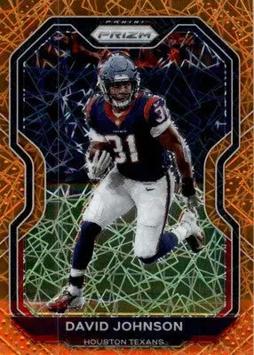 David Johnson - 2020 Panini Prizm - #75 - Prizm Lazer Football - Football Card Single
