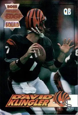 David Klingler - 1994 Collector’s Edge - #26 - Boss Squad Silver Football - Football Card Single