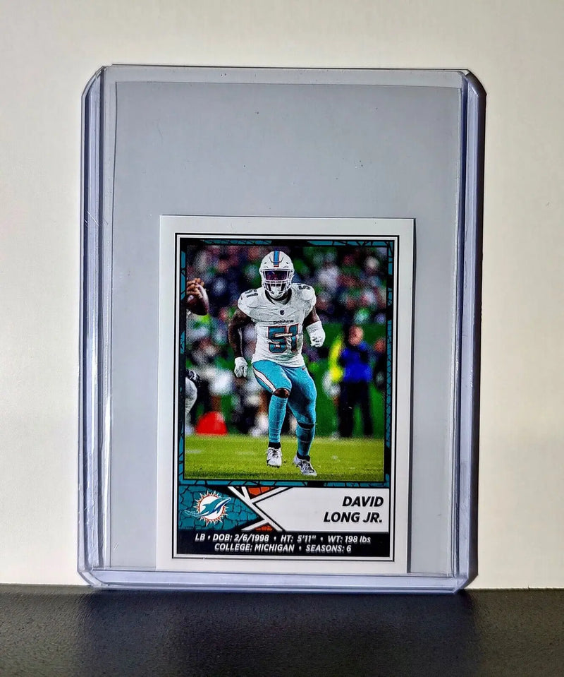 David Long Jr. 2024 Panini NFL Sticker #66 Miami Dolphins - Football Card Single