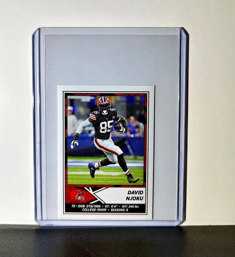 David Njoku 2024 Panini NFL Sticker #144 Cleveland Browns