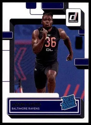 David Ojabo Rookie 2022 Donruss #370 Baltimore Ravens - Football Card Single