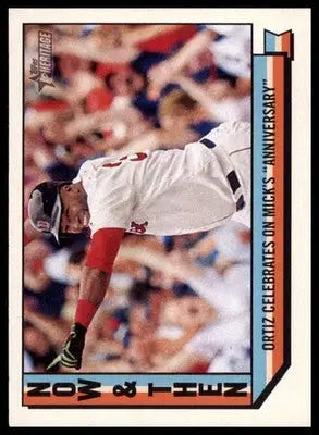David Ortiz 2016 Topps Heritage Now & Then #NT-5 Boston Red Sox - Baseball Card Single