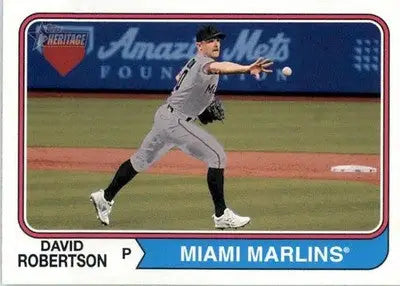 David Robertson - 2023 Topps Heritage - #681 - Baseball - Baseball Card Single