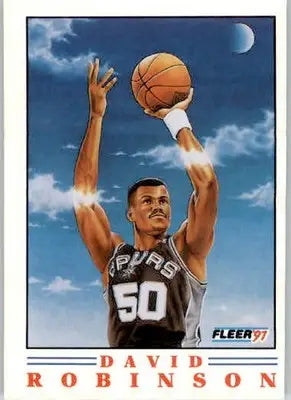 David Robinson - 1991-92 Fleer - #1 - Pro-Visions Basketball - Basketball Card Single