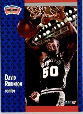 David Robinson - 1991-92 Fleer - #187 - Basketball - Basketball Card Single