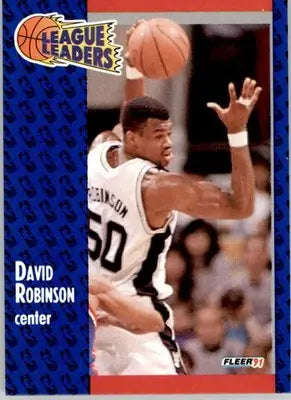 David Robinson - 1991-92 Fleer - #225 - Basketball - Basketball Card Single