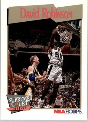 David Robinson - 1991-92 Hoops - #496 - Basketball - Basketball Card Single