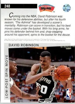 David Robinson - 1993-94 Upper Deck - #248 - Basketball - Basketball Card Single