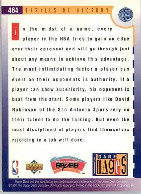 David Robinson - 1993-94 Upper Deck - #464 - Basketball - Basketball Card Single