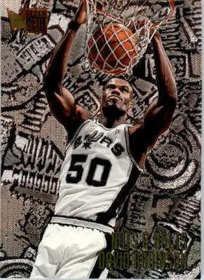 David Robinson - 1995-96 Metal - #217 - Nuts & Bolts Basketball - Basketball Card Single