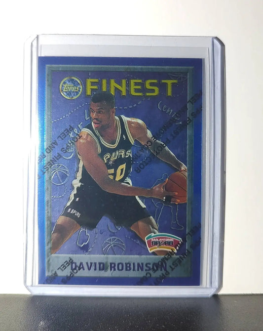 David Robinson 1995-96 Topps Finest NBA #245 Card Spurs - Basketball Card Single