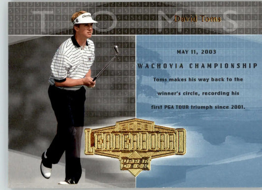 David Toms - 2004 Upper Deck - #63 - Golf - Golf Card Single