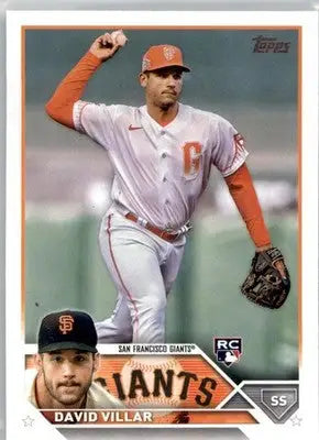 David Villar - 2023 Topps - #277 - RC Baseball - Baseball Card Single
