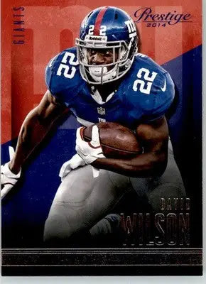 David Wilson - 2014 Panini Prestige - #112 - Football - Football Card Single
