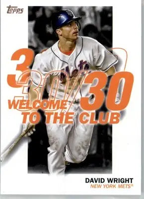 David Wright - 2023 Topps - #WC-5 - Welcome to the Club Baseball - Baseball Card Single
