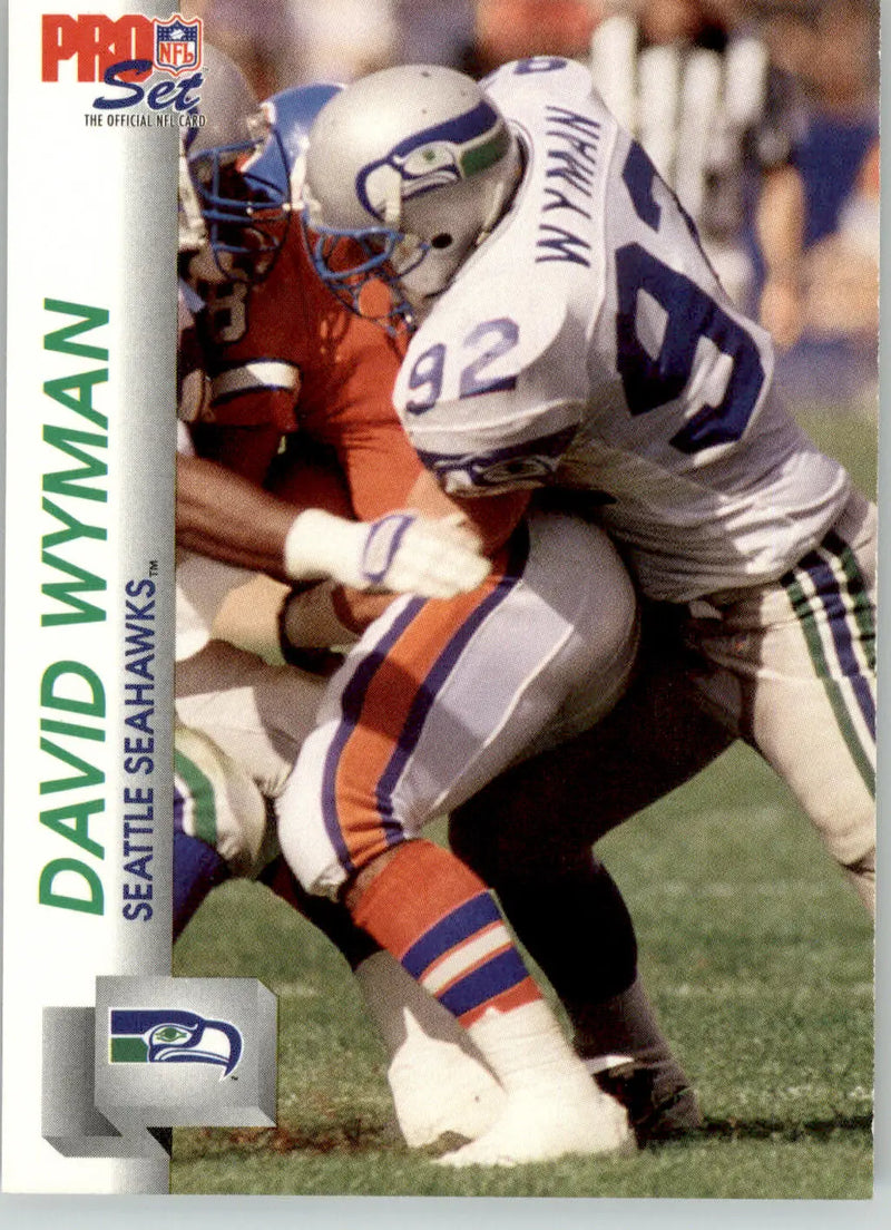 David Wyman - 1992 Pro Set - #661 - Football - Football Card Single