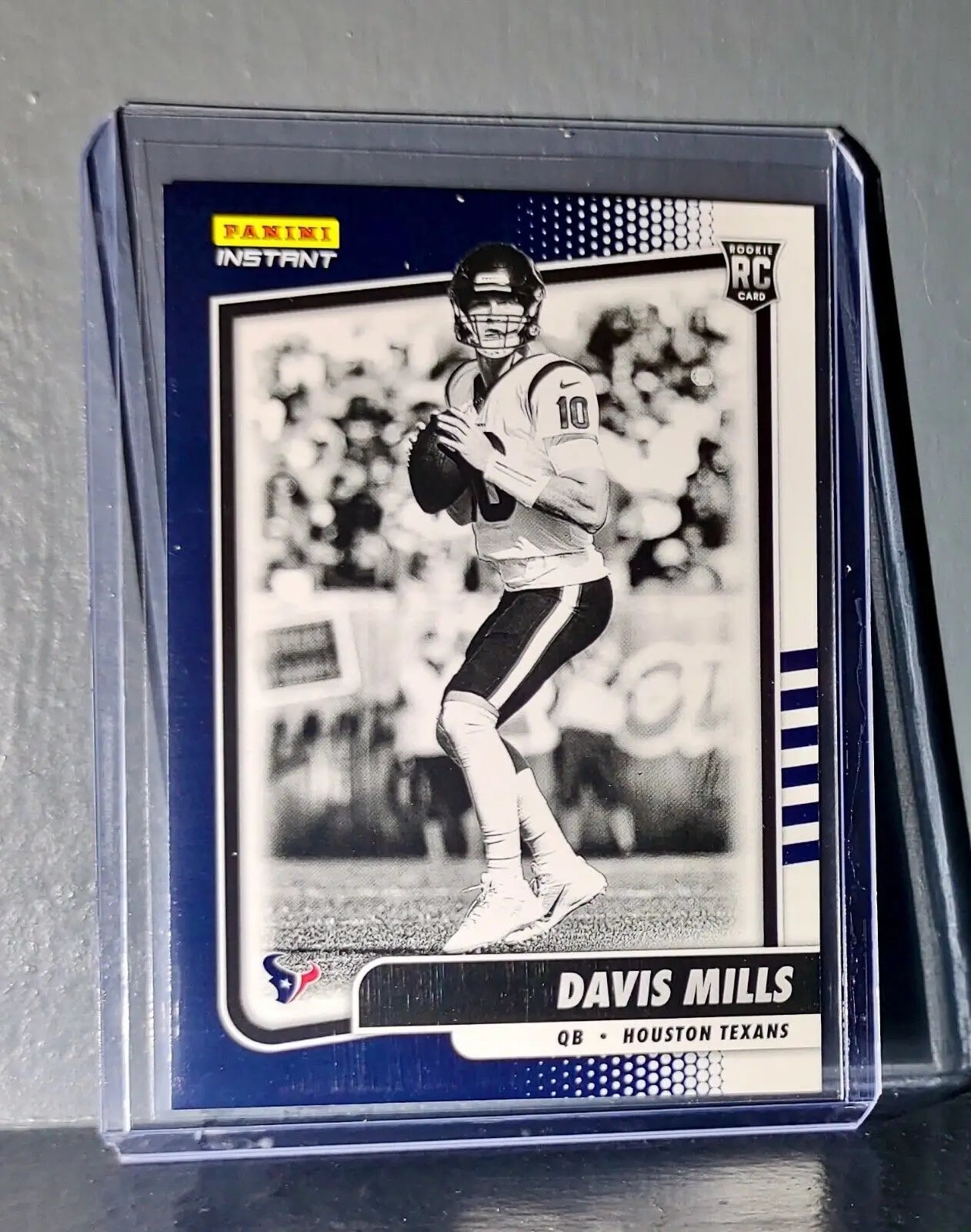 Davis Mills 2021 Panini NFL Black and White Rookies #22 Card 1/2728 - Football Card Single
