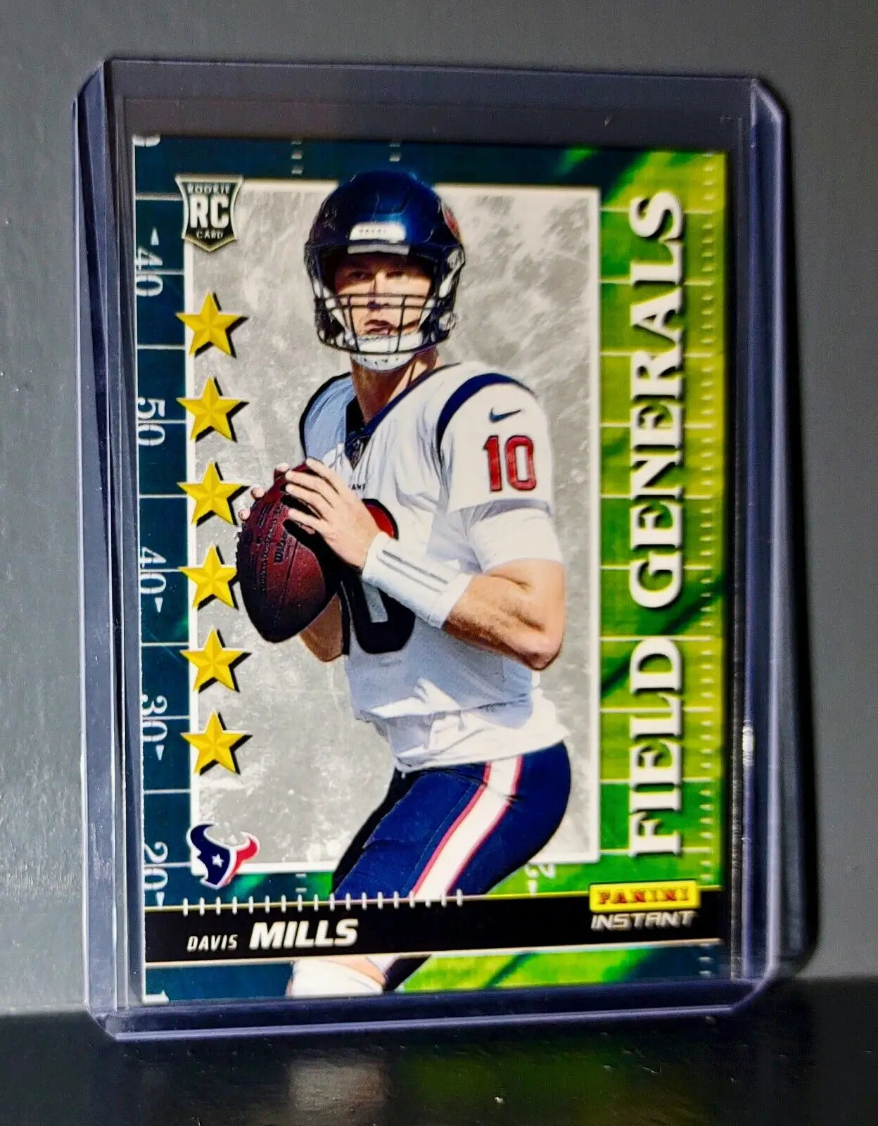 Davis Mills 2021 Panini NFL Instant Field Generals #13 Rookie Card 1 of 2088 - Football Card Single