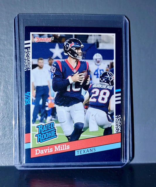 Davis Mills 2021 Panini NFL Rated Rookie Retro #22 Rookie Card 1/2231 - Football Card Single