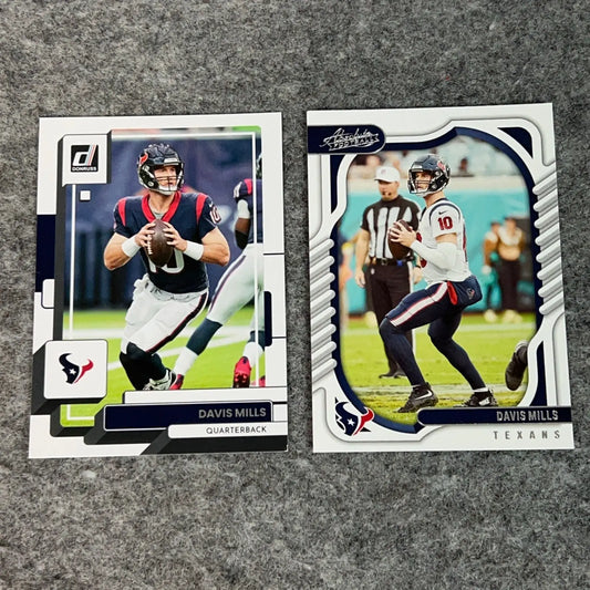 Davis Mills Houston Texans Football Card 2022 NFL Sports Panini You Pick Choose - Football Card Single