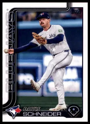 Davis Schneider 2025 Topps #342 Toronto Blue Jays - Baseball Card Single