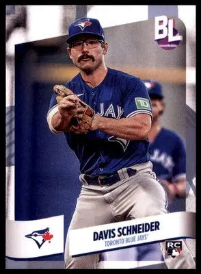 Davis Schneider Rookie 2024 Topps Big League #173 Toronto Blue Jays - Baseball Card Single