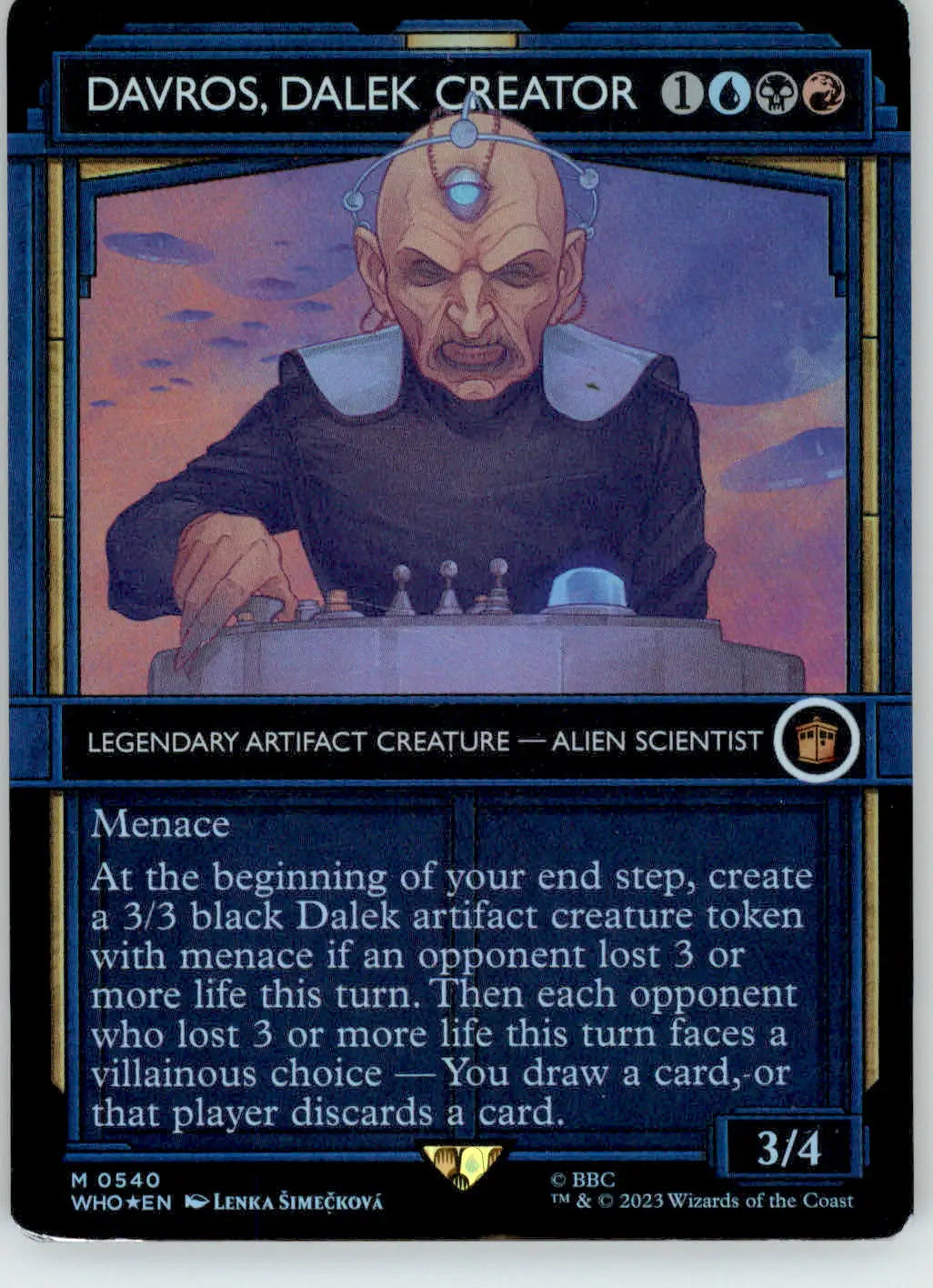 Davros Dalek Creator Showcase - Universes Beyond: Doctor Who 540 Foil LP Magic