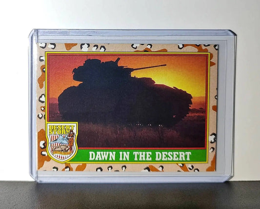 Dawn in the Desert 1991 Topps Desert Storm #83 Card