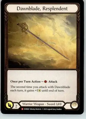 Dawnblade Resplendent - DVR002 - Cold Foil NM - Other