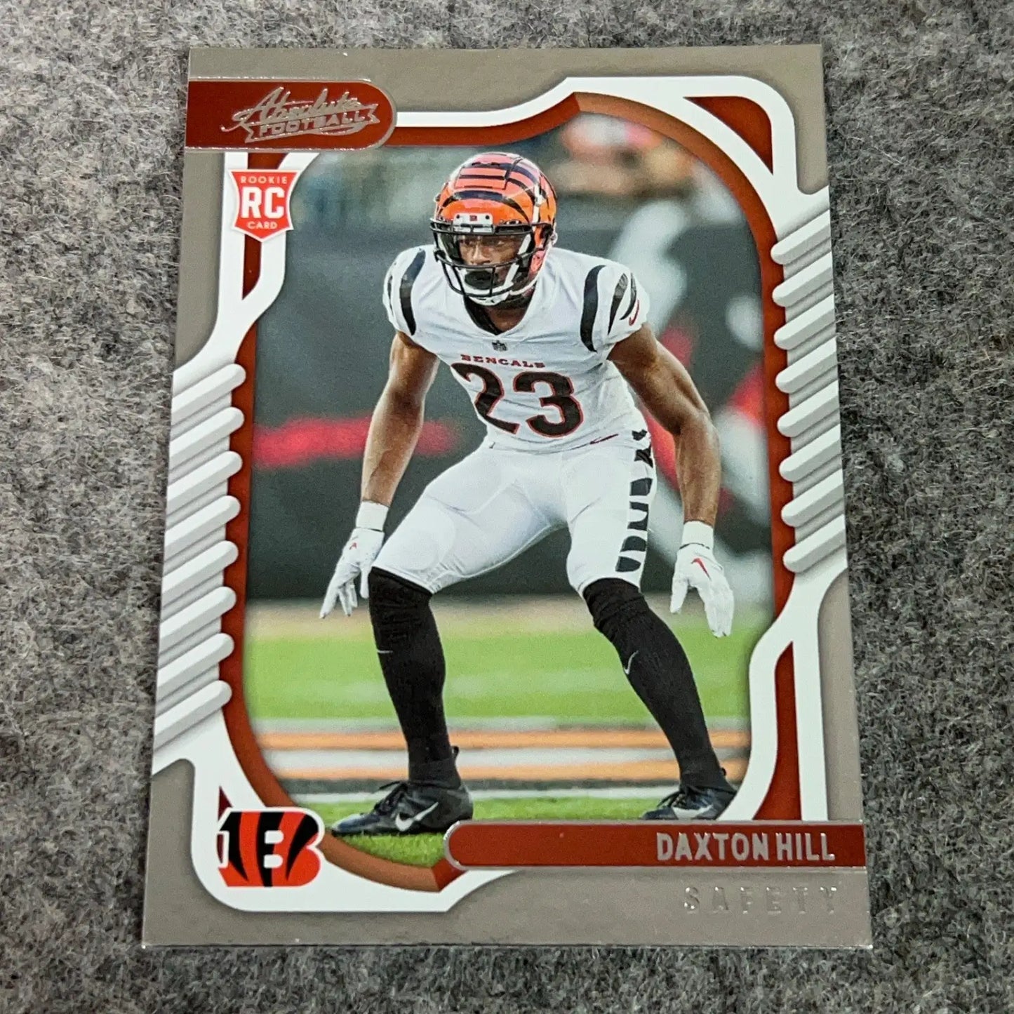 Daxton Hill Rookie Cincinatti Bengals Football Card 2022 NFL Sports Panini Pick - 2022 Panini Absolute #156 (RC)