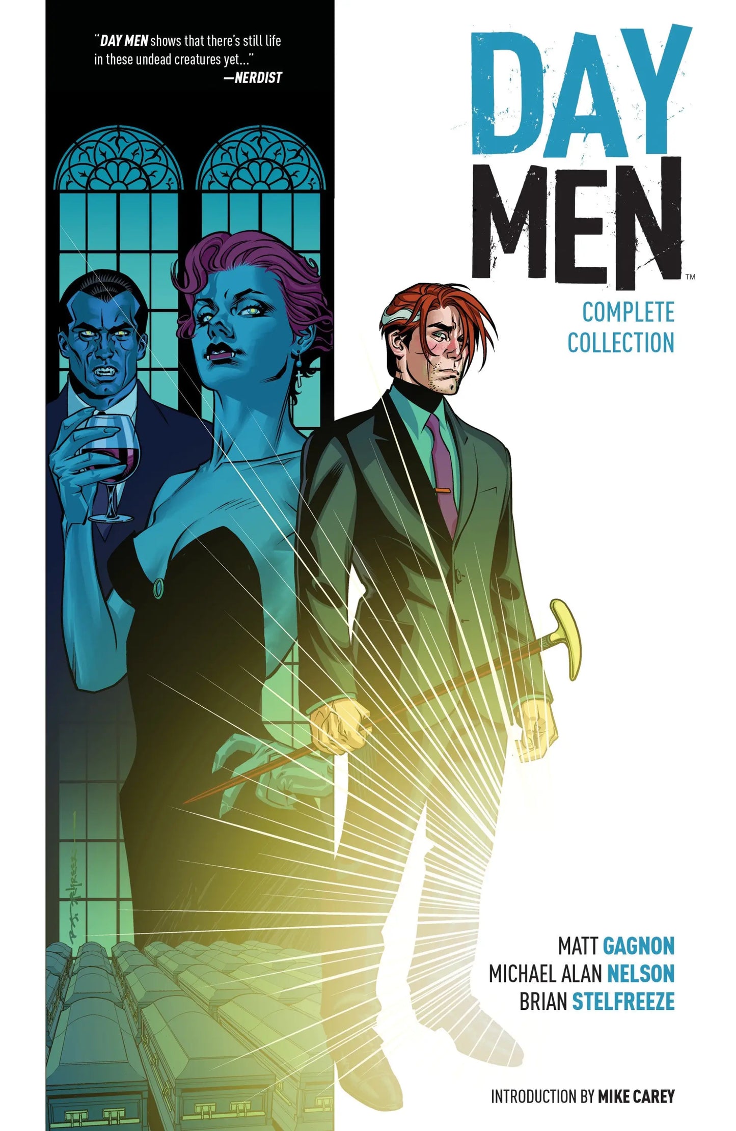 Day Men Complete Collection with stylized comic book characters illustration