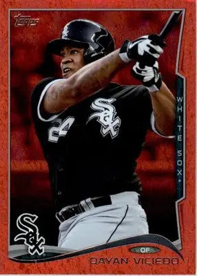 Dayan Viciedo - 2014 Topps - #208 - Red Foil Baseball - Baseball Card Single