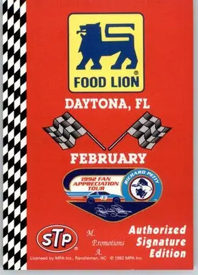 Daytona - 1992 Food Lion Richard Petty - #1 - Racing - Racing Card Single